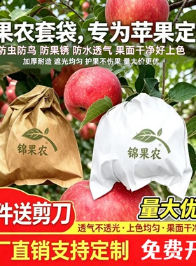 苹果专用套袋防虫防鸟袋内红袋防水内白瑞雪袋子黄金维纳斯育果袋