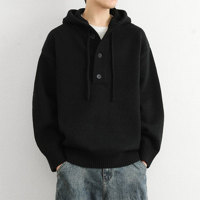 GXG男装25冬季毛衣男宽松潮外套