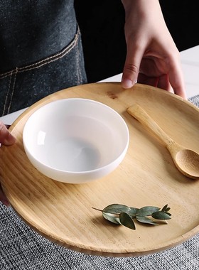 德化羊脂玉瓷纯白色宝宝碗陶瓷米饭婴儿碗儿童碗幼儿小碗家用商用