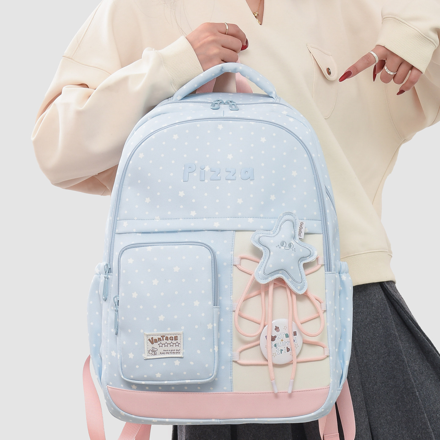 初中生书包女高中小学生三到六年级高颜值轻便大容量小清新双肩包,箱包皮具/热销女包/男包,双肩背包,淘宝优惠券,粉丝福利购,淘宝优惠卷