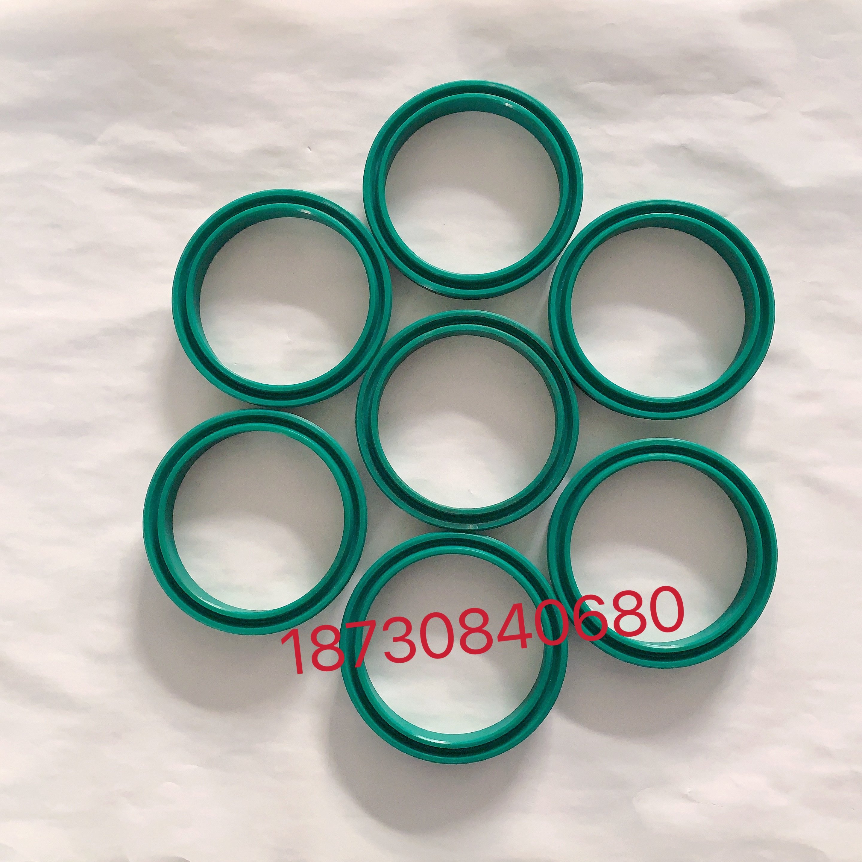 景津压滤机pdu油缸密封圈防尘圈耐磨绿色pu密封圈活塞杆密封圈