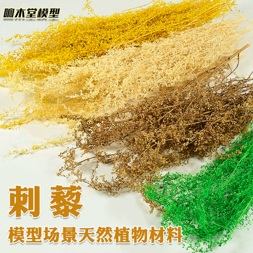 diy景观树沙盘模型刺藜