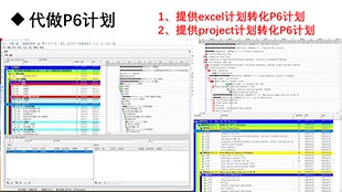 P6项目管理软件 project软件 横道图 网络图 曲线图 一对一培训