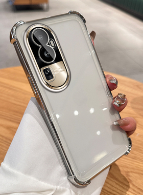 专用于OPPOPHW110手机壳镜头膜保护套女款Reno105G创意可爱防摔phw110全包软边透明男款reno105g硅胶气囊四角