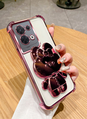 适用PKK110手机壳硅胶男女opporeno13pro气囊软边OPPO新款5G创意透明opopreon13pro自带pkm11o镜头膜5g全包边