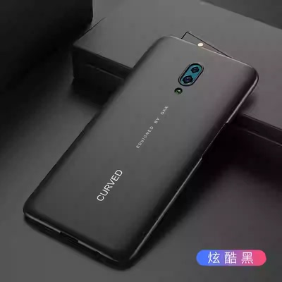 适用于oppo reno手机壳PCAM00女CPH1917全包reno硬壳reno超薄oprenoPCATOO男款防摔磨砂保护套升降盖新款黑色