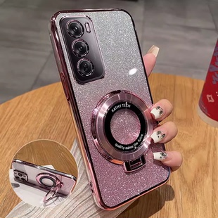 适用opporeno12国际版手机壳闪粉oppo新款透明reno12pro海外版保护套cph2629硅胶全包软边5g防摔CPH2625网红