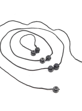 小颗粒积木绳扣x127c11c21兼容通用14226/63142两端颗粒MOC零配件