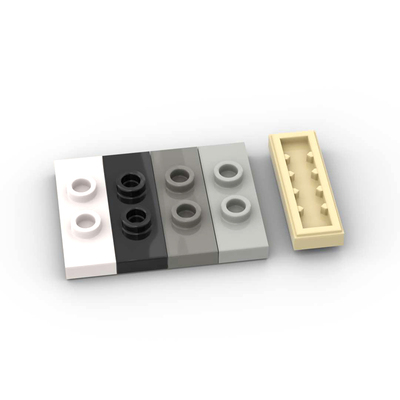 小颗粒积木1x3板带2凸点板零配件