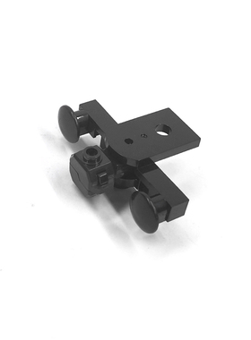 小颗粒积木益智拼装64424c01轨道列车火车车厢磁吸连接MOC零配件