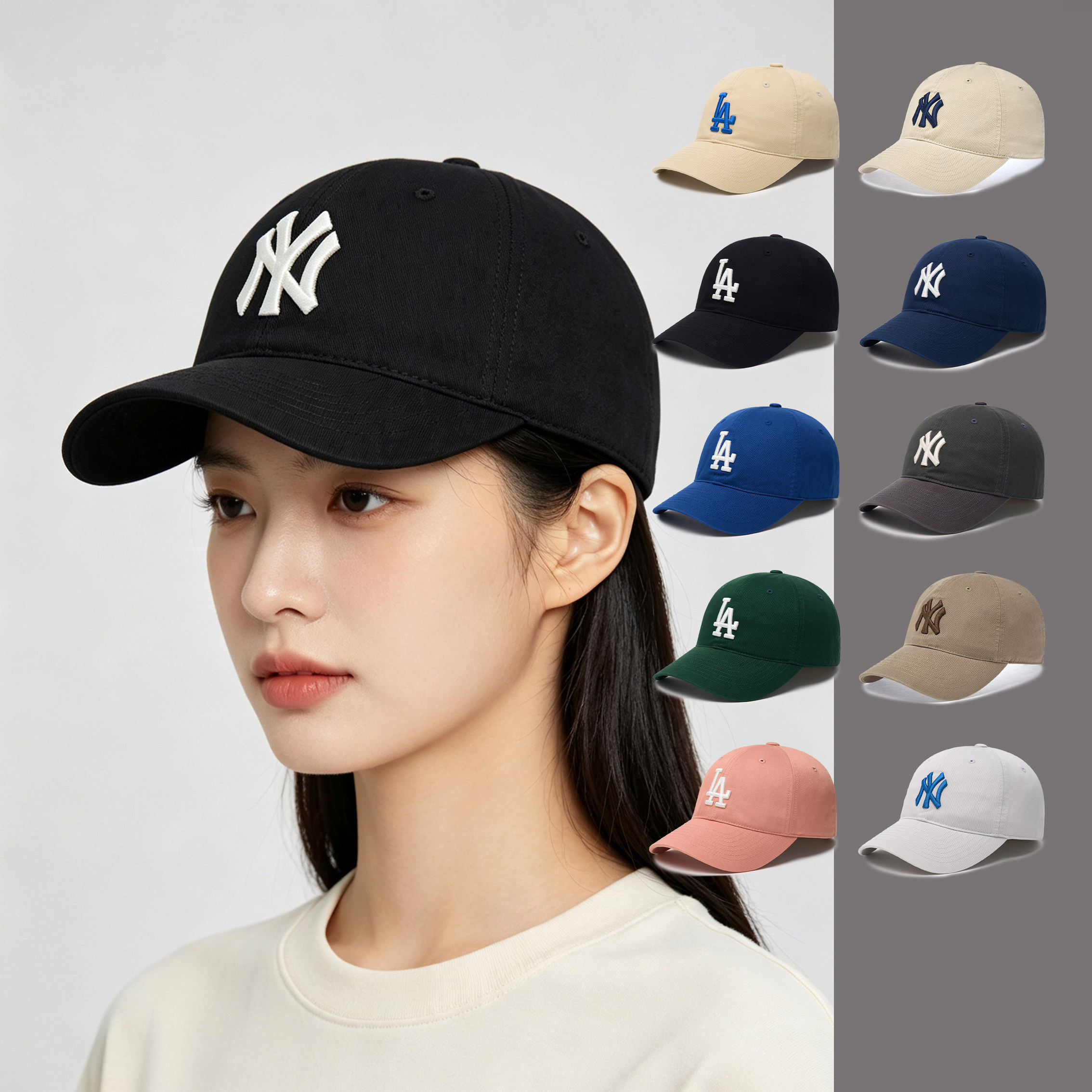 MLB帽子情侣男女100%正品棒球帽图片