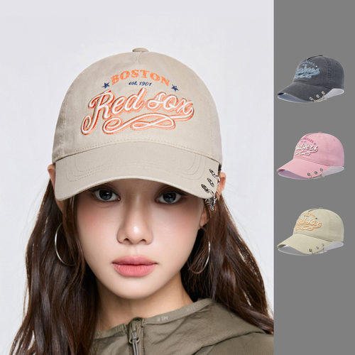 MLB韩国正品男女同款复古运动风软顶棒球帽26春季新款3ACPV206N