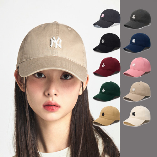 韩国MLB帽子正品2026新款软顶小标NY运动LA休闲鸭舌帽棒球帽CP77