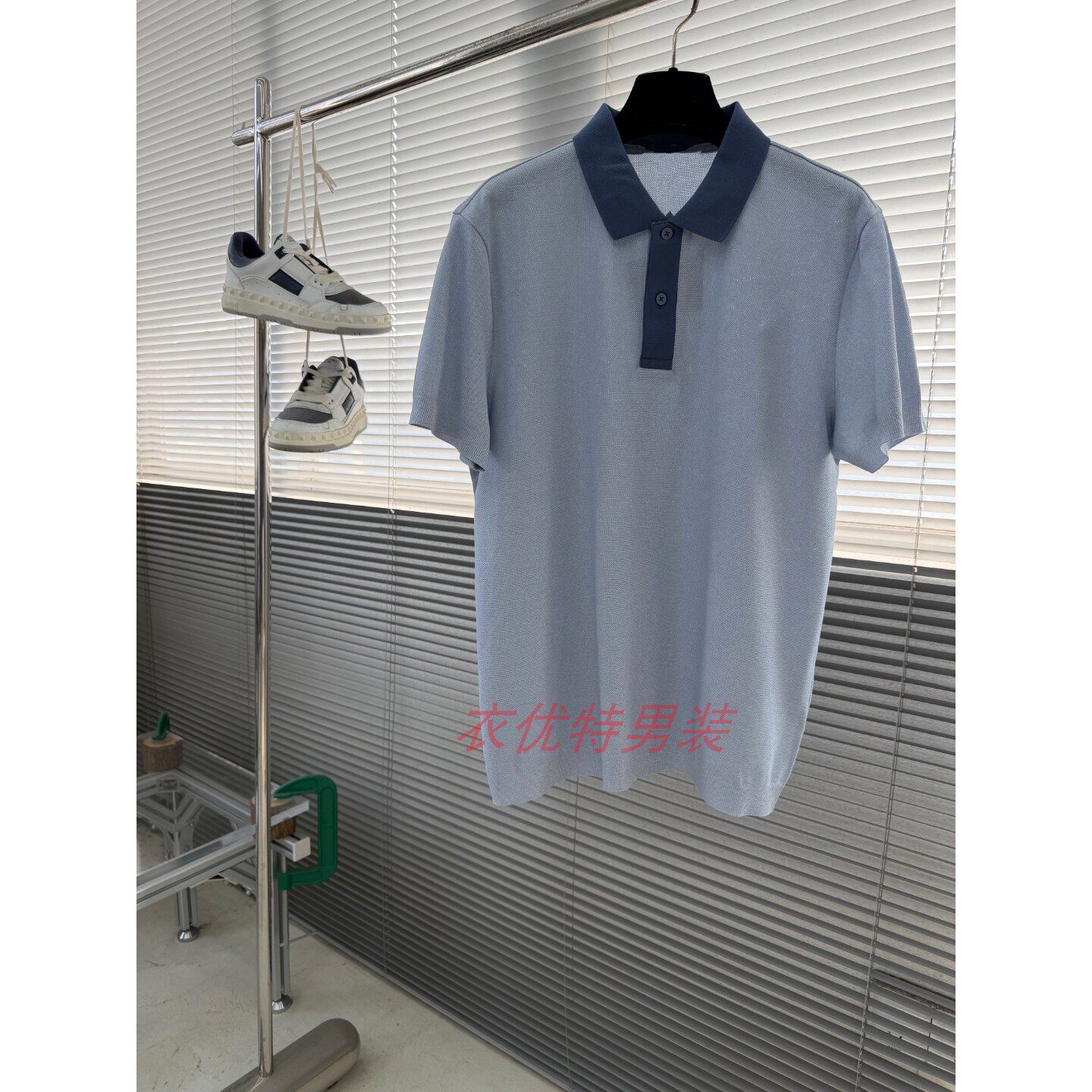 2026新款春夏季青年男士简约短袖T恤翻领Polo衫商务T血针织上衣服