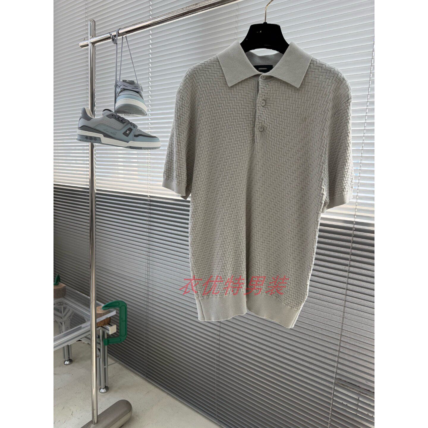2026新款春夏季青年男士简约短袖T恤翻领Polo衫商务T血针织上衣服