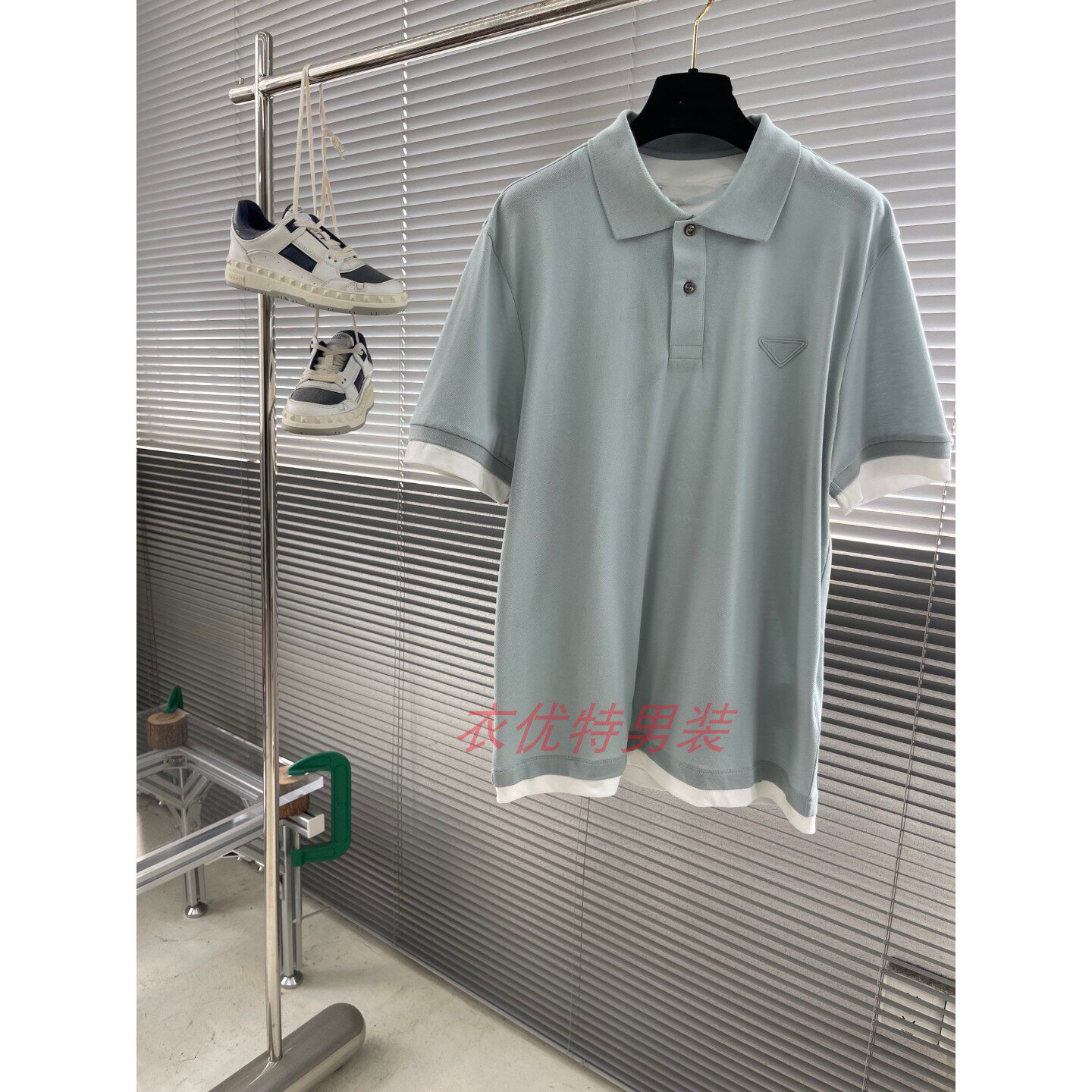 2026新款春夏季青年男士简约短袖T恤翻领Polo衫商务T血透气上衣服