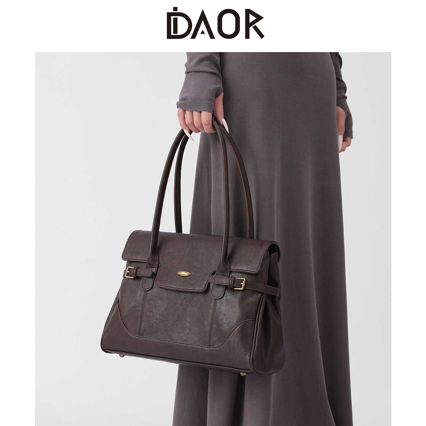 UBAMRABXBH真皮小众手提托特包