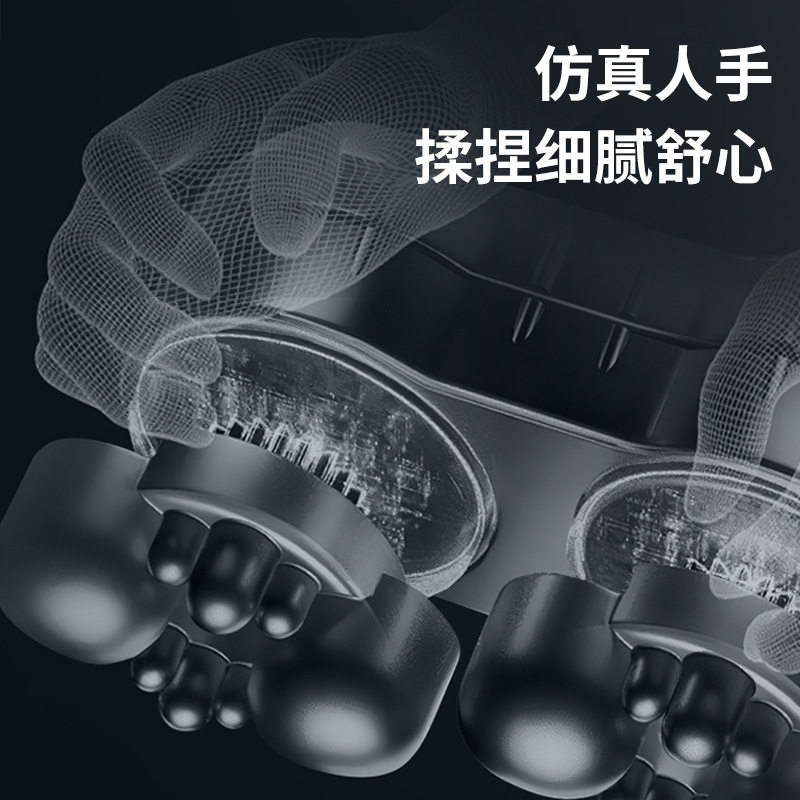颈椎按摩枕头充电颈部腰部按摩仪背部多功能家用车载按摩器护颈