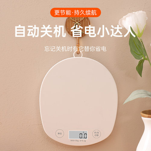 厨房秤烘焙电子秤家用小型克重精准称重食物秤中药克称天平数度秤