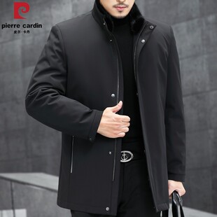 派克服2024新款男款冬季兔毛皮毛一体中长款外套男防寒服皮草男