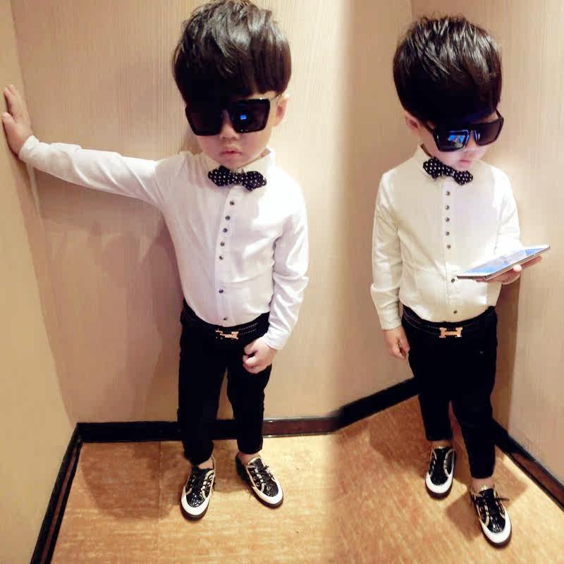 Chemise garcon à manche longue - Ref 2075131 Image 1