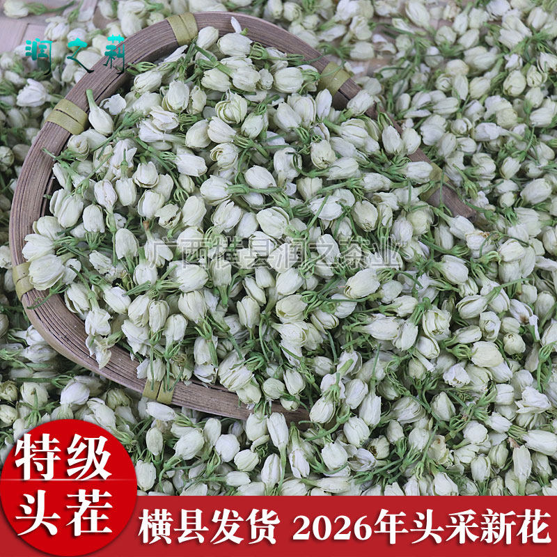发批茉莉花茶干花蕾2026年新广西横县茉莉干花苞自然清香食用100g