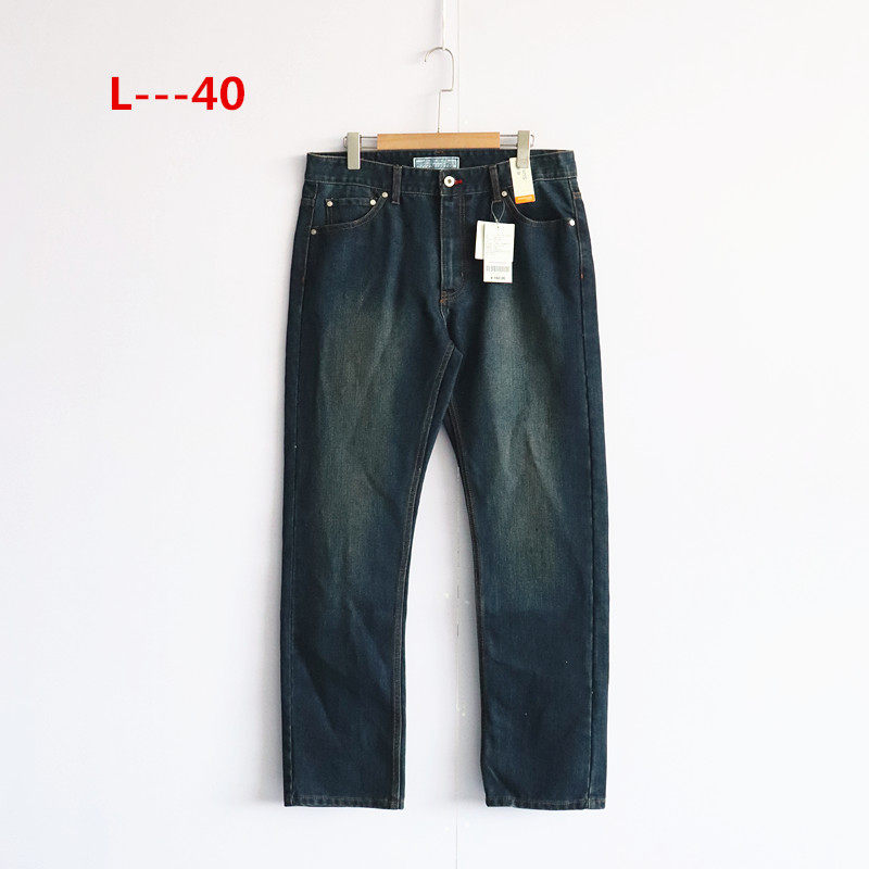 男装春季新款孤品百搭简约时尚宽松显瘦中高腰小直筒休闲牛仔裤男