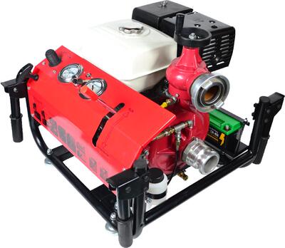 手抬机动消防泵单杠汽油机 JBQ5.0/9.0
