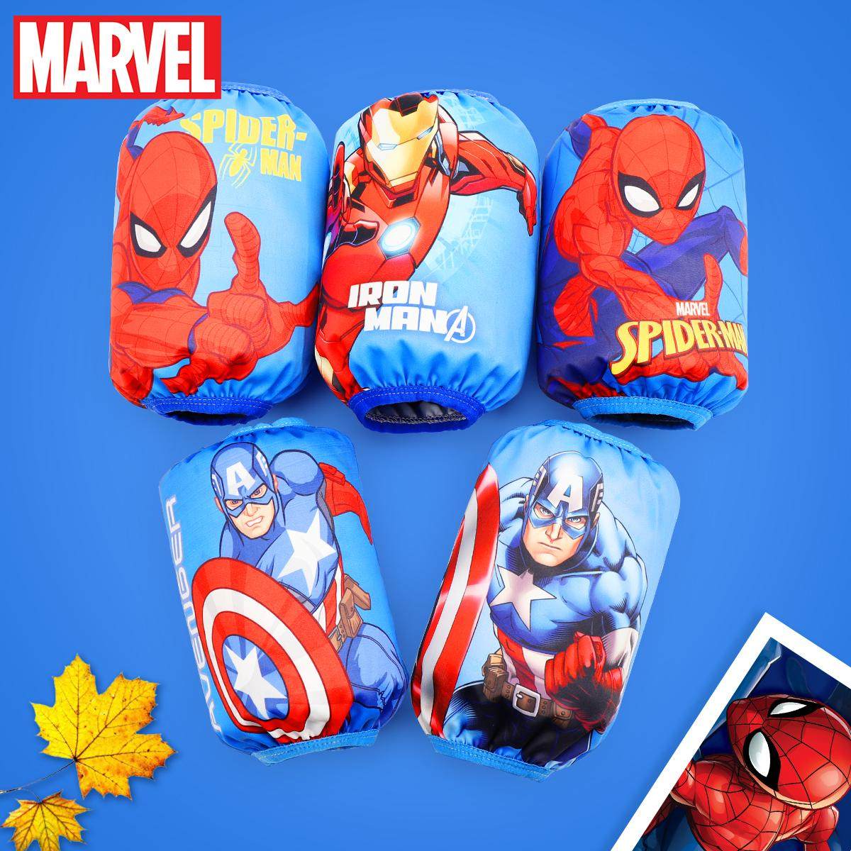 迪士尼漫威儿童男童防水防污袖套柔软耐脏副袖儿童耐脏罩衣冰袖