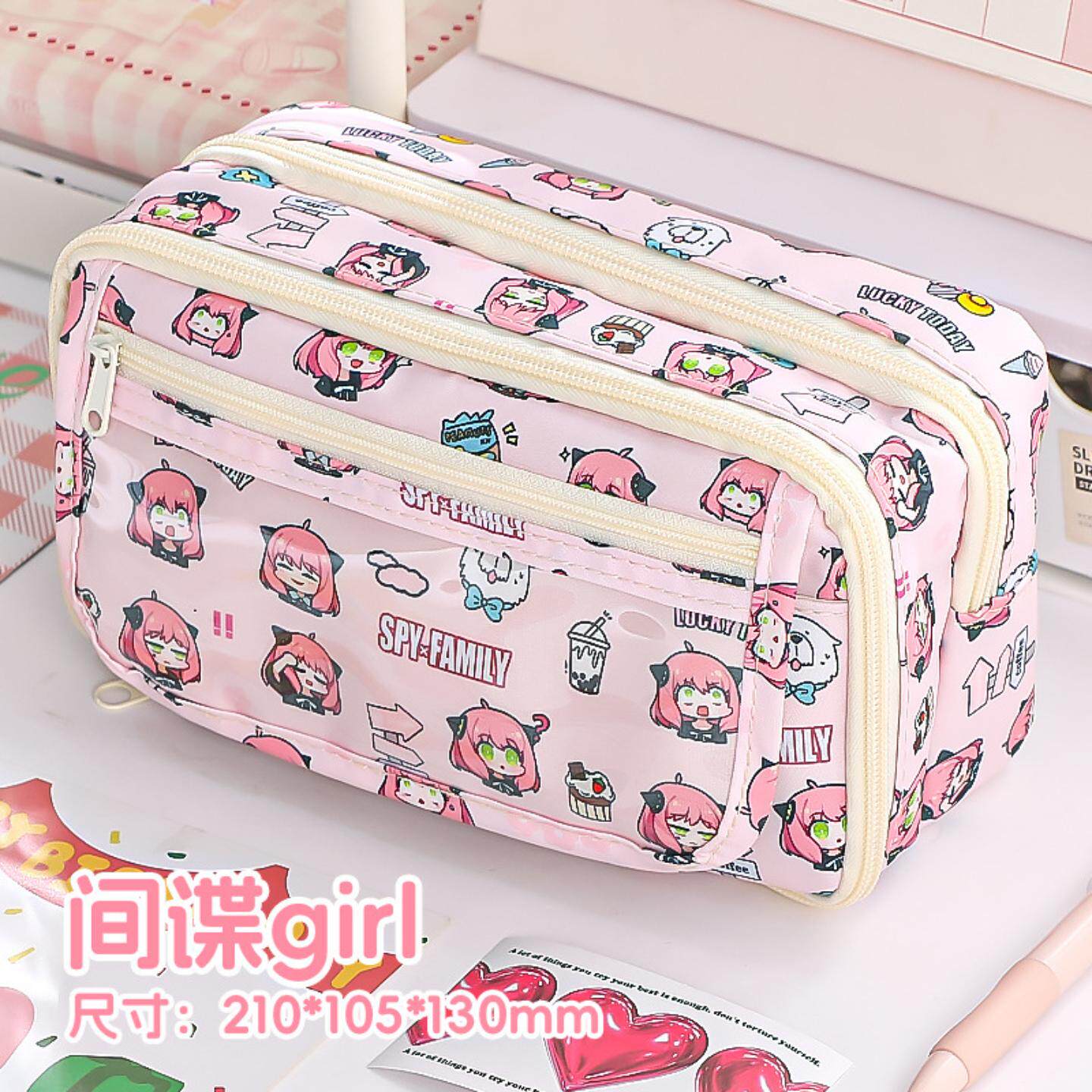 卡皮巴拉笔袋女小学生女生高颜值大容量文具盒初中生女孩痛包笔袋