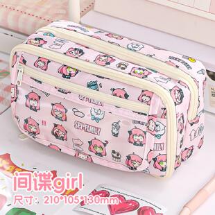 卡皮巴拉笔袋女小学生女生高颜值大容量文具盒初中生女孩痛包笔袋