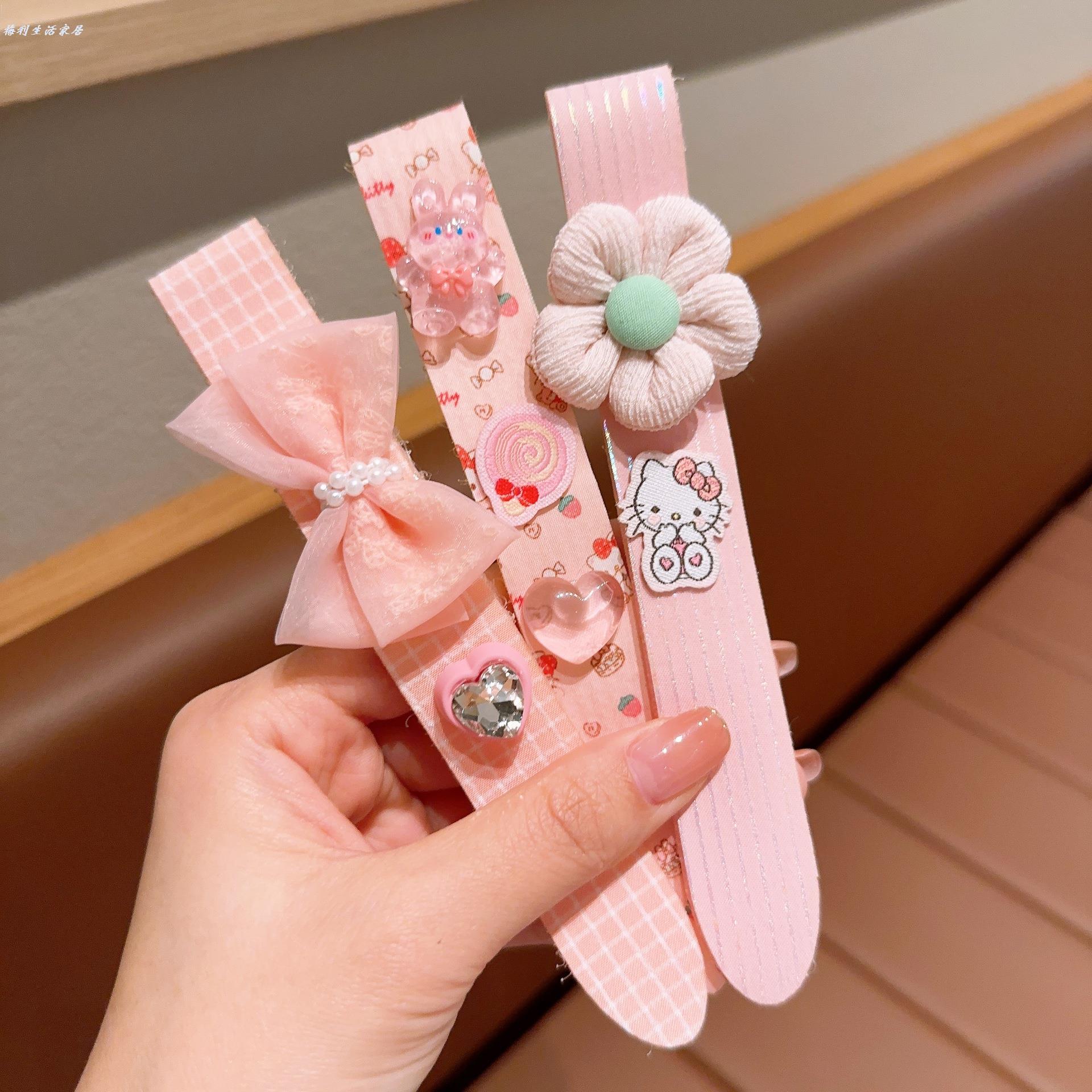 kitty猫魔术贴发箍女童碎