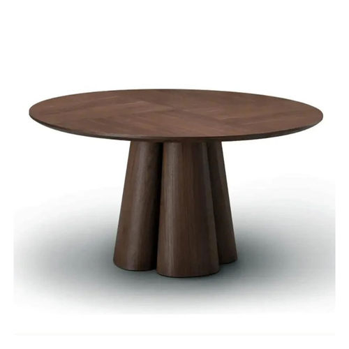 实木餐桌家用圆桌创意接待洽谈桌