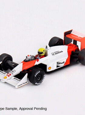 [程逸预售]MINIGT1:64迈凯伦MP4/4 #12 1988Ayrton Senna合金车模