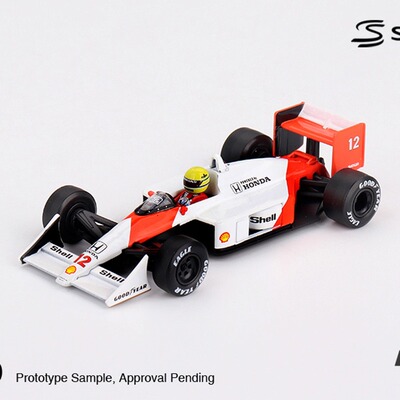 [程逸预售]MINIGT1:64迈凯伦MP4/4 #12 1988Ayrton Senna合金车模