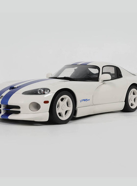新品定GT Spirit 1:18 道奇DODGE VIPER GTS 1996 白色树脂车模