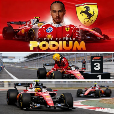 [程逸预售]BBR 1:43 法拉利F1 SF26 中国站 44#汉密尔顿 赛车模型