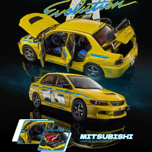 预售 IHCM 1:64 三菱 Lancer EVO IX 九代 GSR 合金全开车模