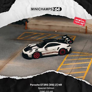 [程逸预售]TW 1:64 保时捷 Porsche GT3 RS MR 白色红轮合金车模