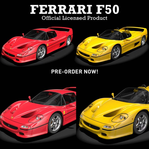 [程逸预售]Pocher 1:8 法拉利 Ferrari F50 旗舰 合金拼装车模