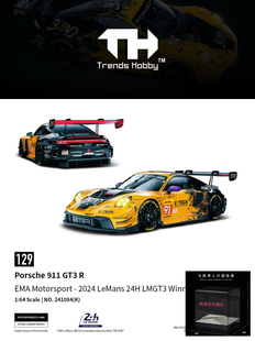 [程逸预售]TH 1:64 保时捷911 GT3R #91 2024勒芒24h winner 车模