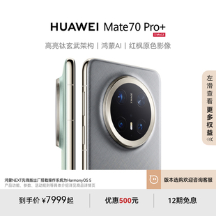 领券优惠500元 Mate HUAWEI 鸿蒙AI高亮钛玄武架构红枫原色影像华为官方旗舰店鸿蒙智能手机 Pro