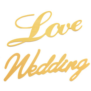 主婚车英文字牌装饰wedding创意结婚花车车队LOVE字母花店布置