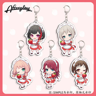 少女乐团夹层钥匙扣周边卡通可爱吊坠动漫游戏同人挂件二次元礼物