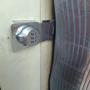 密码插销锁档案小型室内房门扣大门栓卡扣防盗门栓办公室衣柜门锁