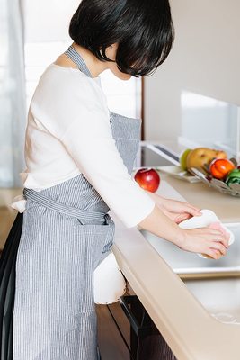 日本1800洗碗洗菜腰垫厨房腰靠垫