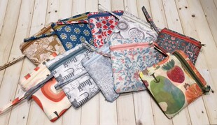 300日币 森女贵牌3COINS 柠檬贝壳 大白熊折叠购物袋 环保袋多色