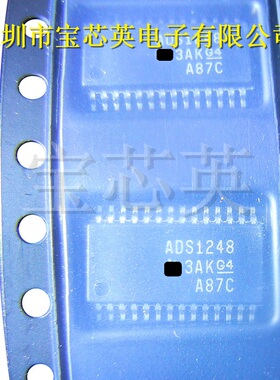 ADS1248IPWR 丝印:ADS1248 ADC模数转换器 集成电路 TSSOP28 芯片