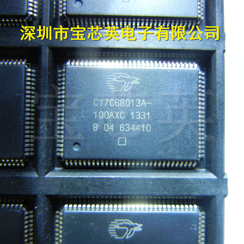 CY7C68013A-100AXC 高速USB外设微控制器 半导体 IC芯片 QFP100