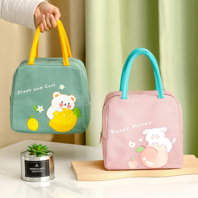 可爱保温袋手提便当包饭盒袋